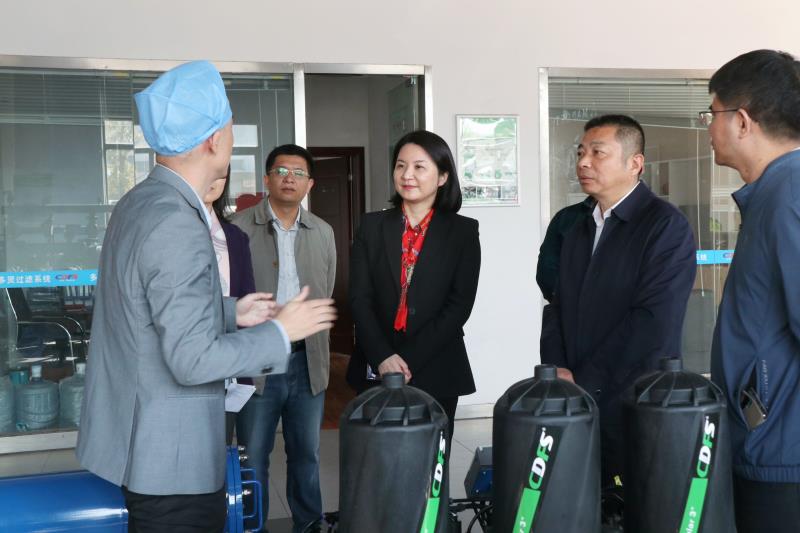 省商務廳帶隊來園調(diào)研