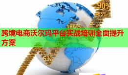 跨境電商沃爾瑪平臺實戰(zhàn)培訓(xùn)全面提升方案