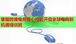 掌握跨境電商核心技能開啟全球電商新機遇培訓(xùn)班