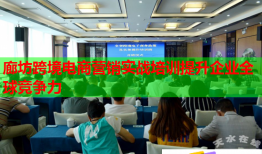 廊坊跨境電商營銷實戰(zhàn)培訓提升企業(yè)全球競爭力