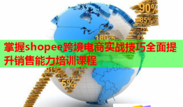 掌握shopee跨境電商實(shí)戰(zhàn)技巧全面提升銷售能力培訓(xùn)課程