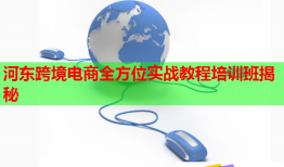 河?xùn)|跨境電商全方位實戰(zhàn)教程培訓(xùn)班揭秘