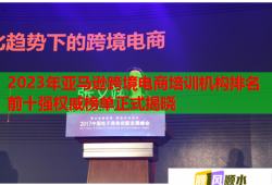2023年亞馬遜跨境電商培訓(xùn)機(jī)構(gòu)排名前十強(qiáng)權(quán)威榜單正式揭曉