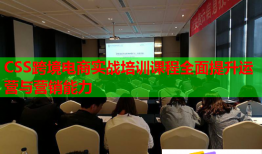 CSS跨境電商實(shí)戰(zhàn)培訓(xùn)課程全面提升運(yùn)營(yíng)與營(yíng)銷能力