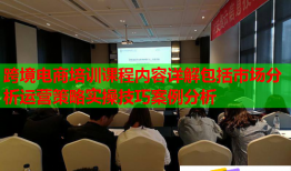 跨境電商培訓(xùn)課程內(nèi)容詳解包括市場(chǎng)分析運(yùn)營(yíng)策略實(shí)操技巧案例分析