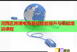 河西區(qū)跨境電商基礎(chǔ)技能提升與實戰(zhàn)培訓(xùn)課程