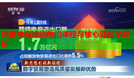 跨境電商培訓(xùn)熱門課程與核心項目全解析
