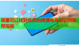 哪里可以找到優(yōu)質(zhì)的跨境電商培訓(xùn)班推薦指南