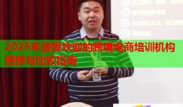 2025年最受歡迎的跨境電商培訓(xùn)機(jī)構(gòu)推薦與比較指南