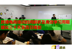 跨境電商培訓(xùn)時間解析及高效學(xué)習(xí)周期建議三十天至百日規(guī)劃